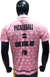 pink pickleball polo