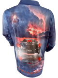 PTSD Long Sleeve Motorsport Shirt back